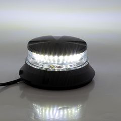 GloboStar® 85172 PRO Series φάρος σήμανσης οχήματος ασθενοφόρου για αυτοκίνητα & φορτηγά 6 προγραμμάτων φωτισμού STROBE LED SMD 3030 48W DC 10-30V αδιάβροχος IP66 ψυχρό λευκό 6000K-thumb-6