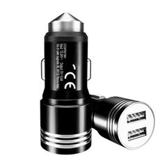Φορτιστής αναπτήρα αυτοκινήτου με 2 USB 12-24V 2.1A 1τμχ