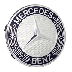 Καπάκι κέντρου ζάντας Mercedes Benz σκούρο μπλε 73mm 1τμχ