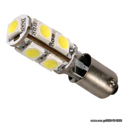 Λαμπτήρας LED Ba9s Can Bus με 9 SMD 5050 Ψυχρό Λευκό GloboStar 42000