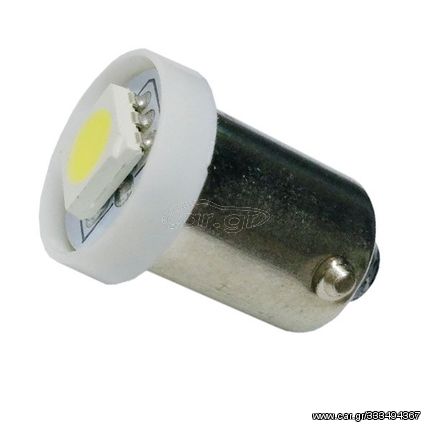 Λαμπτήρας LED Ba9s με 1 SMD 5050 Ψυχρό Λευκό GloboStar 52000