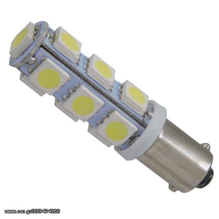 Λαμπτήρας LED Ba9s με 13 SMD 5050 Ψυχρό Λευκό GloboStar 37341