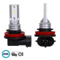 GloboStar H11 F2S Line KIT Βασικού Φωτισμού Αυτοκινήτου-Μοτοσυκλέτας 3rd Gen CanBus LED CREE CXB 100W 14000lm DC 12V Αδιάβροχο IP66 Ψυχρό Λευκό 6000K