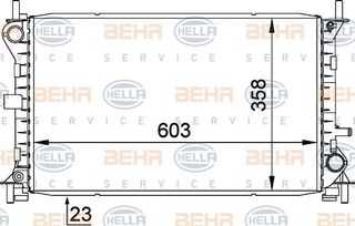 ΨΥΓ. 1,4-1,6-1,8 +/-AC (60x35,8) για FORD FOCUS 98-04