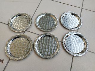 Σετ 6 πιατακια μεταλλικά 15 cm-thumb-1