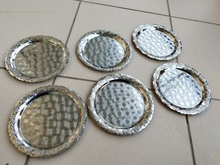 Σετ 6 πιατακια μεταλλικά 15 cm-thumb-2