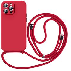 Θήκη Orso Cloud Κορδόνι Red iPhone 14 Pro