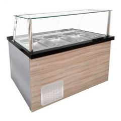 ΠΡΟΣΦΟΡΑ!!! SA 80 224MM Ψυγείο βιτρίνα σαλατών χωρίς αέρα 6GN 1/1 225x88x129cm