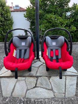 ΒΡΕΦΙΚΑ ΚΑΘΙΣΜΑΤΑΚΙΑ ΑΥΤΟΚΙΝΗΤΟΥ PEG PEREGO PRIMO VAGGIO SL 0-13 kg Red Shine