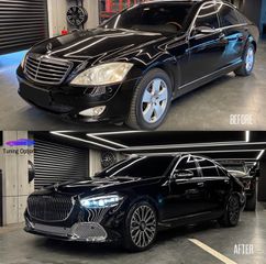 MERCEDES S CLASS W221 2006-2012 BODYKIT 2022 MAYBACH LOOK