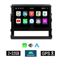 KIROSIWA 2+32GB TOYOTA LANDCRUISER (2016-2019) Android οθόνη αυτοκίνητου 2GB με GPS WI-FI (ηχοσύστημα αφής 9" ιντσών OEM Youtube Playstore MP3 USB Radio Bluetooth Mirrorlink εργοστασιακή, 4x60W, AUX)