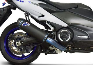 Εξάτμιση Termignoni racing "Black Edition" με μαύρους λαιμους Yamaha T-Max 560 2020-'21 / T-Max 560 2022-'23