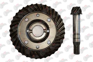 Κορώνα 37 δόντια, πηνίο 6 δόντια 4x4 DT σετ Kubota: 66621-82811