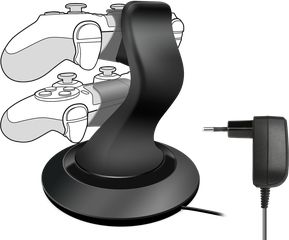 Speedlink - TwinDock Charging System for PS4, Black / PlayStation 4-thumb-1