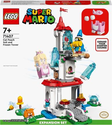 LEGO Super Mario - Cat Peach Suit and Frozen Tower Expansion Set (71407) / Toys