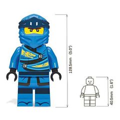 LEGO - LED Torch - Ninjago - Jay (525170)-thumb-1
