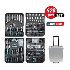 BHT5050 Σετ Εργαλείων σε Τρόλεϊ Αλουμινίου - 428 Tεμάχια - ΣΥΛΛΟΓΕΣ ΕΡΓΑΛΕΙΩΝ ΧΕΙΡΟΣ - BORMANN LITE (#053705)