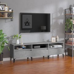 Έπιπλο Τηλεόρασης Γκρι Σκυρ. 150x30x44,5 εκ. Επεξ. Ξύλο 831921