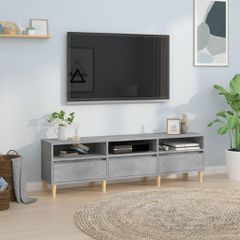 Έπιπλο Τηλεόρασης Γκρι Σκυρ. 150x30x44,5 εκ. Επεξ. Ξύλο 831913