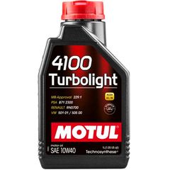 MOTUL ΛΑΔΙ 4100 TURBOLIGHT SAE 10W40 1L