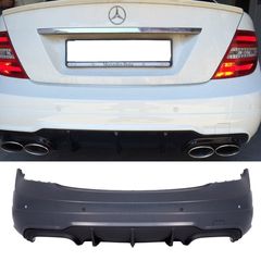 Πισινός Προφυλακτήρας Για Mercedes-Benz C-Class W204 07-14 C63 Facelift / Amg Look