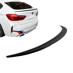 Αεροτομή Πορτ Παγκάζ Για Bmw X6 F16 15-19 M-Performance Look Γυαλιστερό Μαύρο Από Abs Πλαστικό