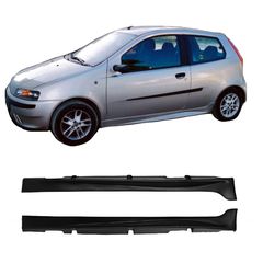 Πλαινά Μασπιέ Για Fiat Punto 00-10 Abarth Look Από Abs Πλαστικό 2 Τεμάχια