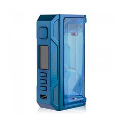 Thelema Quest 200W Box Mod by Lost Vape - Clear Series - Sierra Blue Clear