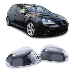 Καπάκια Καθρεφτών Για VW Golf V (5) 03-08 / Jetta 05-10 / Eos 06-08 / Sharan 04-10 / Passat 3BG 04-05 Χρωμίου 2 Τεμάχια