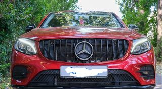 Μασκα Εμπρος Mercedes GLC X253 C253 (2015-2018) GT R Panamericana Design All Black-thumb-5