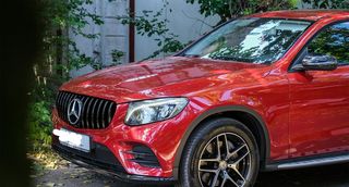 Μασκα Εμπρος Mercedes GLC X253 C253 (2015-2018) GT R Panamericana Design All Black-thumb-6