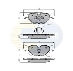 CBP01708 Σετ τακάκια φρένων Comline