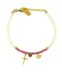 Βραχιόλι από ασήμι επιχρυσωμένο 23053