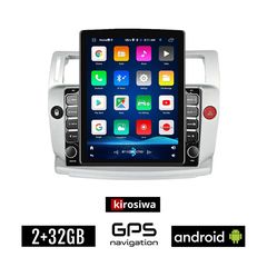 KIROSIWA CITROEN C4 (2004 - 2010) Android οθόνη αυτοκίνητου 2GB με GPS WI-FI (ηχοσύστημα αφής 9.7" ιντσών OEM Youtube Playstore MP3 USB Radio Bluetooth Mirrorlink εργοστασιακή, 4x60W, AUX)