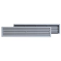 Περσίδα πόρτας πλαστική σε γκρι χρώμα 450x92mm Europlast τύπου VR459