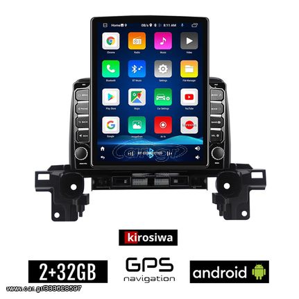 KIROSIWA MAZDA CX-5 (μετά το 2017) Android οθόνη αυτοκίνητου 2GB με GPS WI-FI (ηχοσύστημα αφής 9.7" ιντσών OEM Youtube Playstore MP3 USB Radio Bluetooth Mirrorlink εργοστασιακή, 4x60W, AUX)