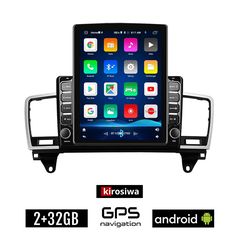 KIROSIWA MERCEDES ML (W166) 2011-2019 Android οθόνη αυτοκίνητου 2GB με GPS WI-FI (ηχοσύστημα αφής 9.7" ιντσών OEM Youtube Playstore MP3 USB Radio Bluetooth Mirrorlink εργοστασιακή, 4x60W, BENZ)