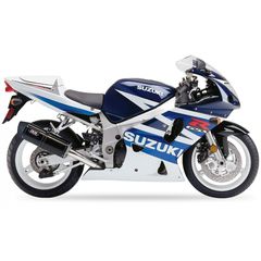Ixil Εξάτμιση Τελικό Hexoval Extrem Evolution Black Suzuki GSXR 600 2000 - 2005