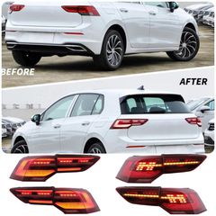 ΠΙΣΩ ΦΑΝΑΡΙΑ Full LED VW Golf VIII Hatchback Mk8 MQB (2020-Up) Dynamic Sequential Turning Lights