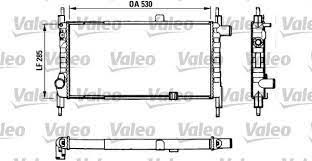 ΨΥΓΕΙΟ ΝΕΡΟΥ OPEL KADETT VALEO 883857