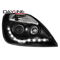 φαναρια Daylight headlight LED DRL look Ford Fiesta type MK6 03-07 black  eautoshop gr