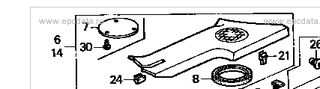 ΠΛΕΥΡΙΚΗ ΕΠΕΝΔΥΣΗ ΠΙΣΩ ΑΡΙΣΤΕΡΑ HONDA HR-V 5DR '99- '02 (84470S4NE01ZA) SHELF, L. RR. SIDE *NH264L*-thumb-1