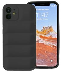 Θήκη Puffer για Apple iPhone 12 / 12 Pro - Μαύρο
