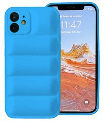 Θήκη Puffer για Apple iPhone 12 / 12 Pro - Μπλε