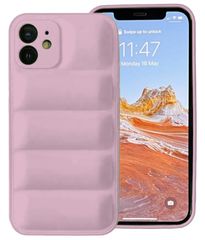Θήκη Puffer για Apple iPhone 12 / 12 Pro - Ροζ Χρυσό