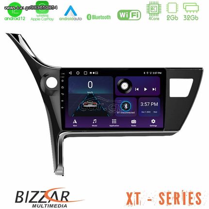 Bizzar XT Series Toyota Corolla 2017-2018 4Core Android12 2+32GB Navigation Multimedia Tablet 10 | Pancarshop