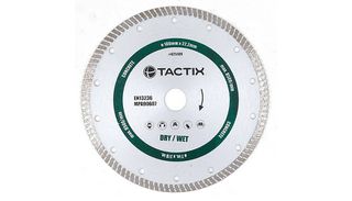 425105 ΔΙΑΜΑΝΤΟΔΙΣΚΟΣ Φ125mm ΜΠΕΤΟΥ-ΠΕΤΡΑΣ ΞΗΡΑΣ & ΥΓΡΗΣ ΚΟΠΗΣ TACTIX