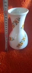 Vintage Japanese 1900 Hand-Painted Flower Vases   Glaze Roc
