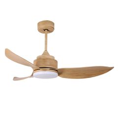Telemax Levantes 46-YJ356 LED Ανεμιστήρας Οροφής DC με Τηλεχειριστήριο και LED Light Wood