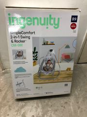 Κούνια-ριλαξ 2 in 1 SimpleComfort Cradling Swing & Rocker